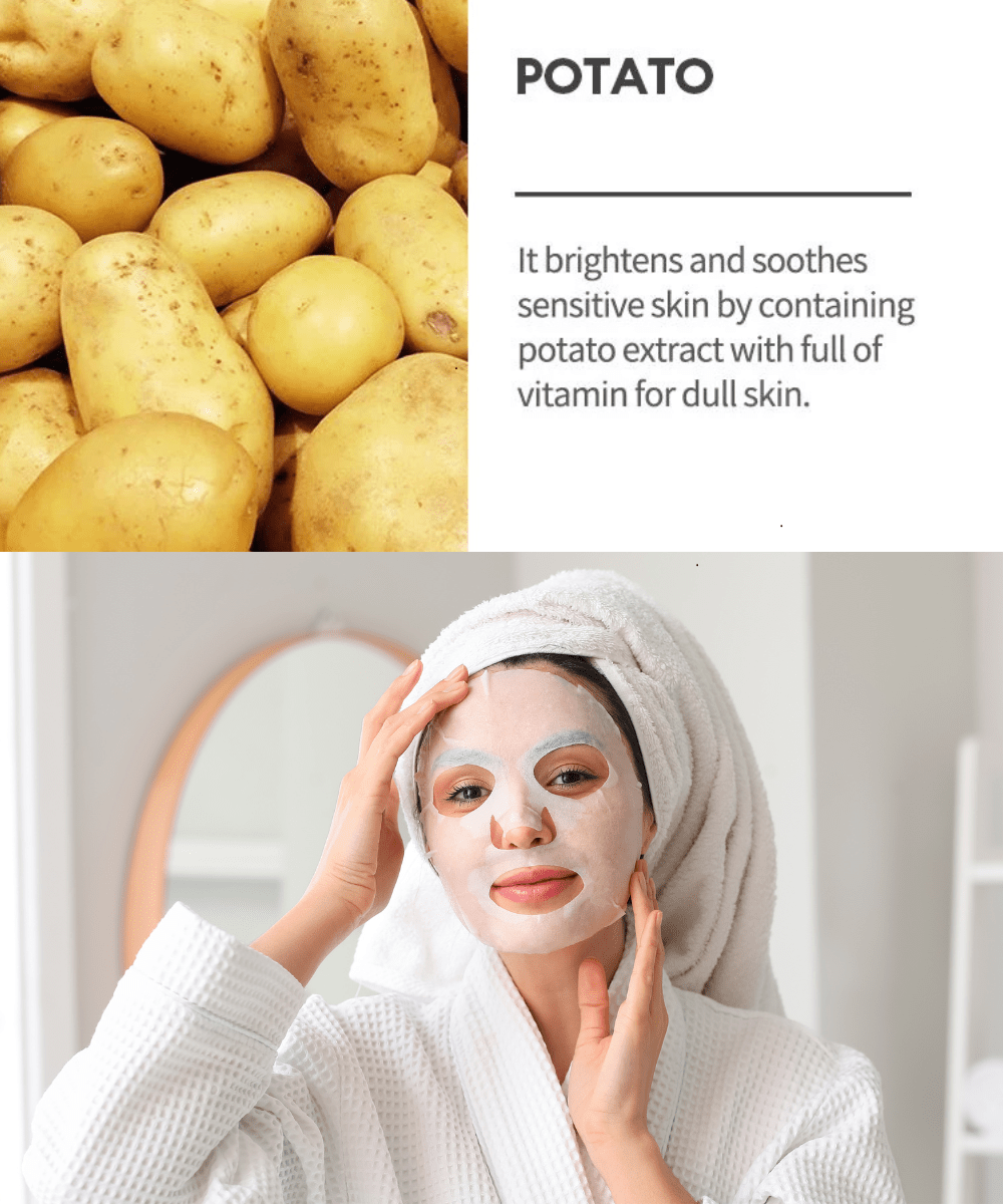 MISSHA Airy Fit Sheet Mask Potato Korean Skincare | VELVET GLOW