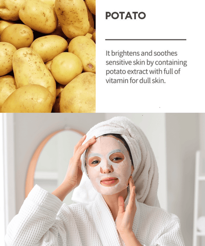 MISSHA Airy Fit Sheet Mask Potato Korean Skincare | VELVET GLOW