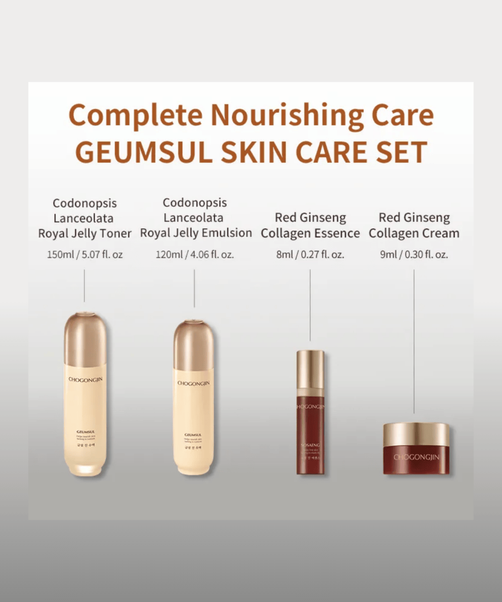 MISSHA Chogongjin Geumsul Skin Care Set Korean Skincare | VELVET GLOW