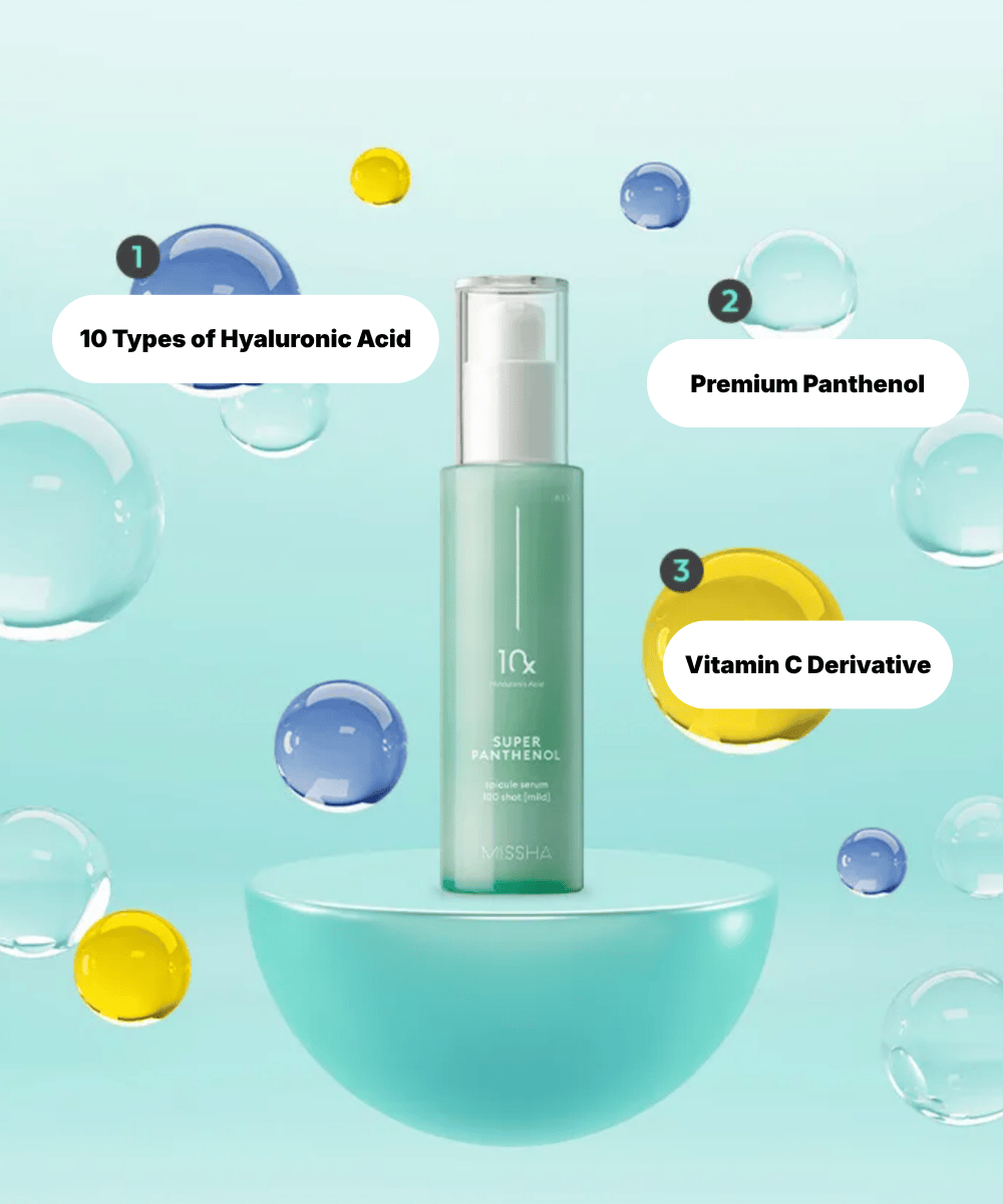 MISSHA Super Panthenol Spicule Serum 100 Korean Skincare | VELVET GLOW