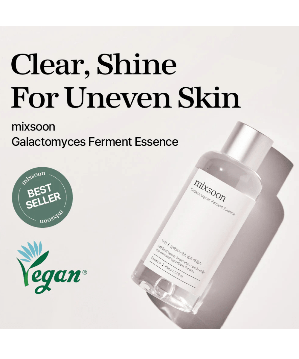 mixsoon Galactomyces Ferment Essence Korean Skincare | VELVET GLOW