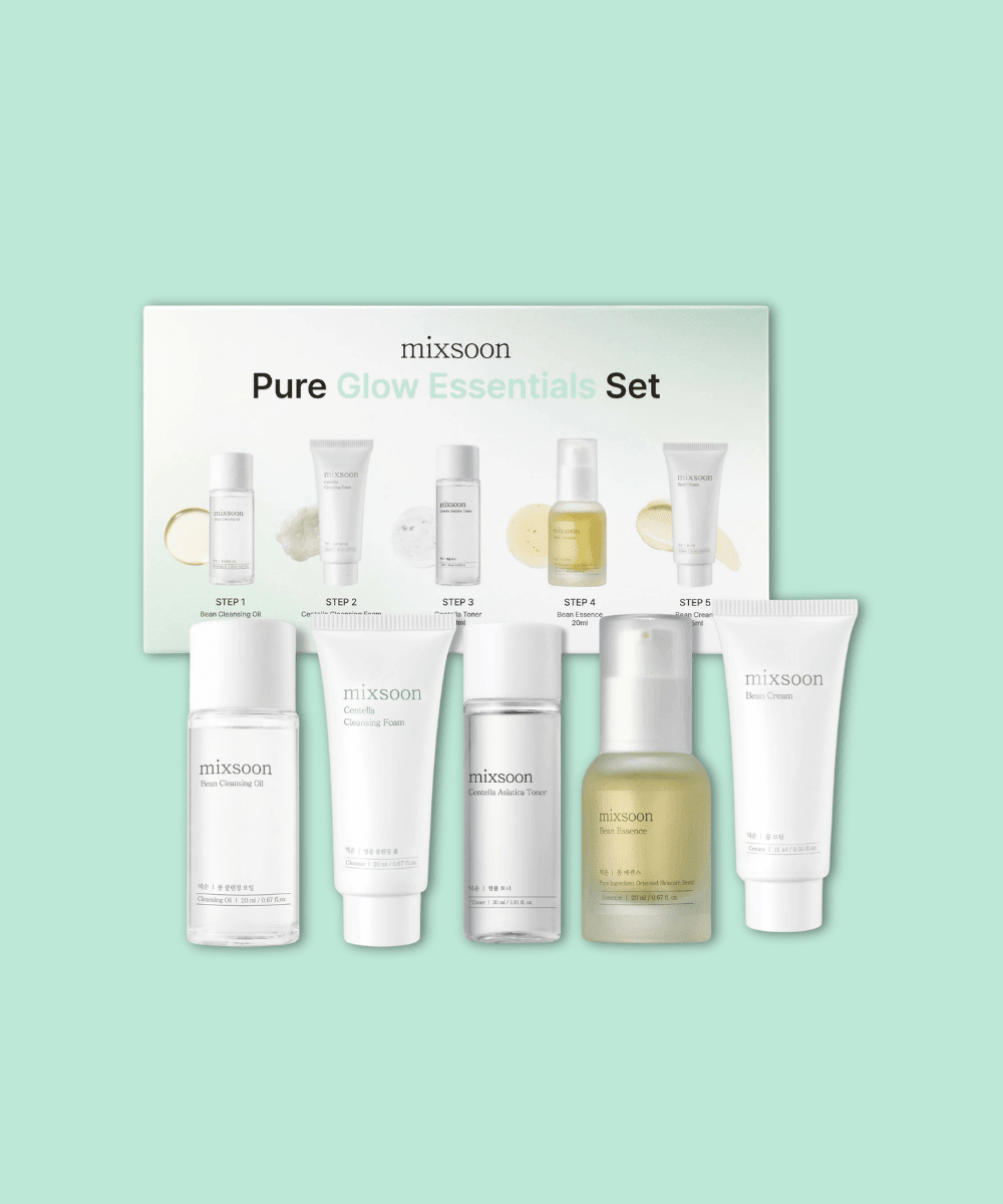 mixsoon Pure Glow Essentials Set Korean Skincare | VELVET GLOW