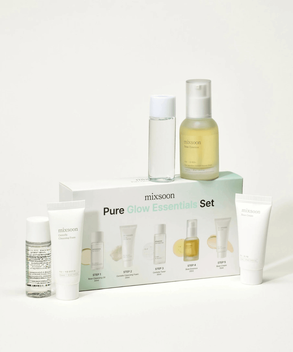mixsoon Pure Glow Essentials Set Korean Skincare | VELVET GLOW