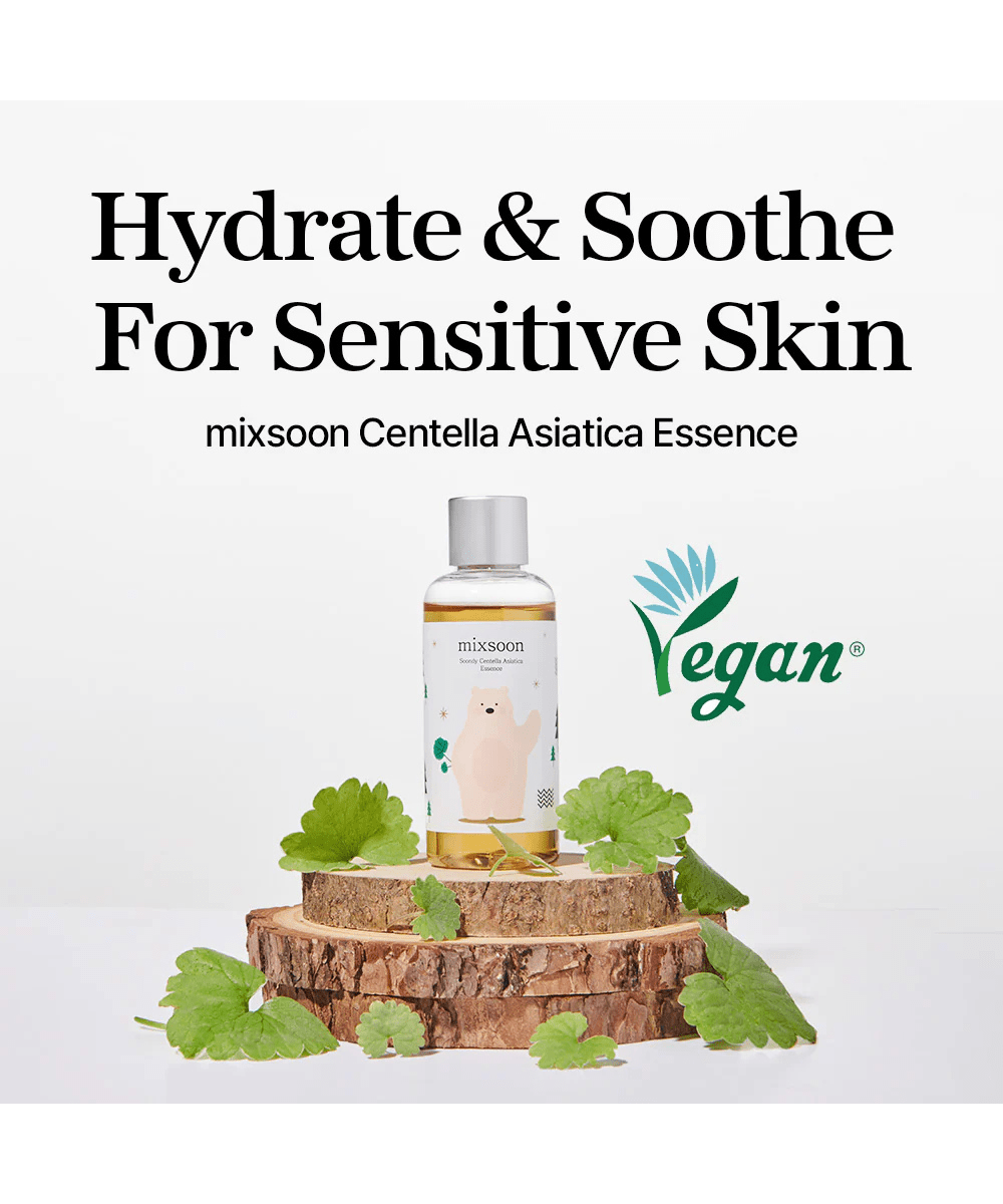mixsoon Soondy Centella Asiatica Essence Korean Skincare | VELVET GLOW
