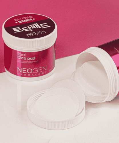 NEOGEN Real Cica Pad Korean Skincare | VELVET GLOW