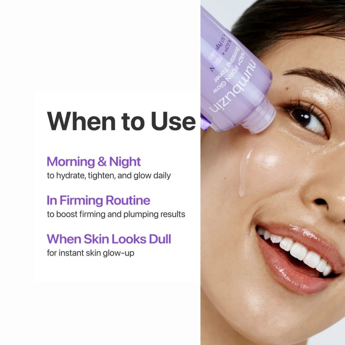 numbuzin No.9 NAD PDRN Glow Boosting Toner Korean Skincare | VELVET GLOW