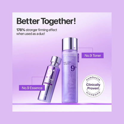numbuzin No.9 NAD PDRN Glow Boosting Toner Korean Skincare | VELVET GLOW