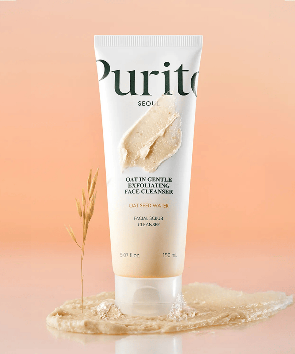 Purito Seoul Oat In Gentle Exfoliating Face Cleanser Korean Skincare | VELVET GLOW