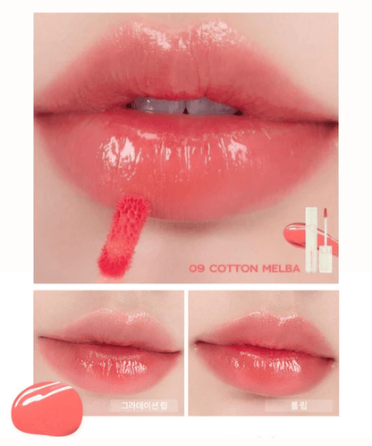 Rom&amp;nd Dewyful Water Lip Tint - 09 Cotton Melba Korean Skincare | VELVET GLOW