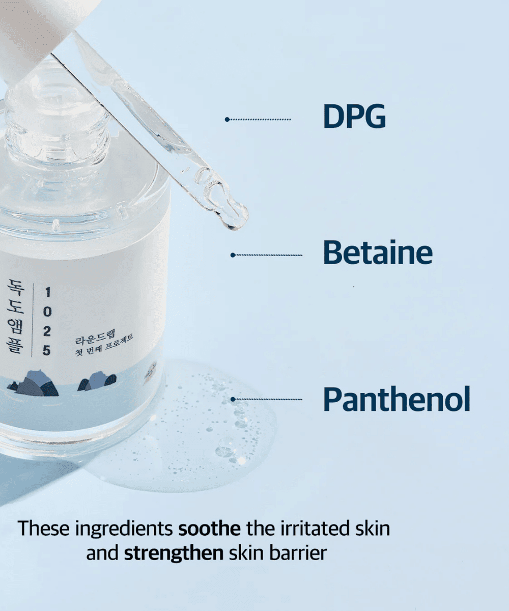 Round Lab 1025 Dokdo Ampoule Korean Skincare | VELVET GLOW