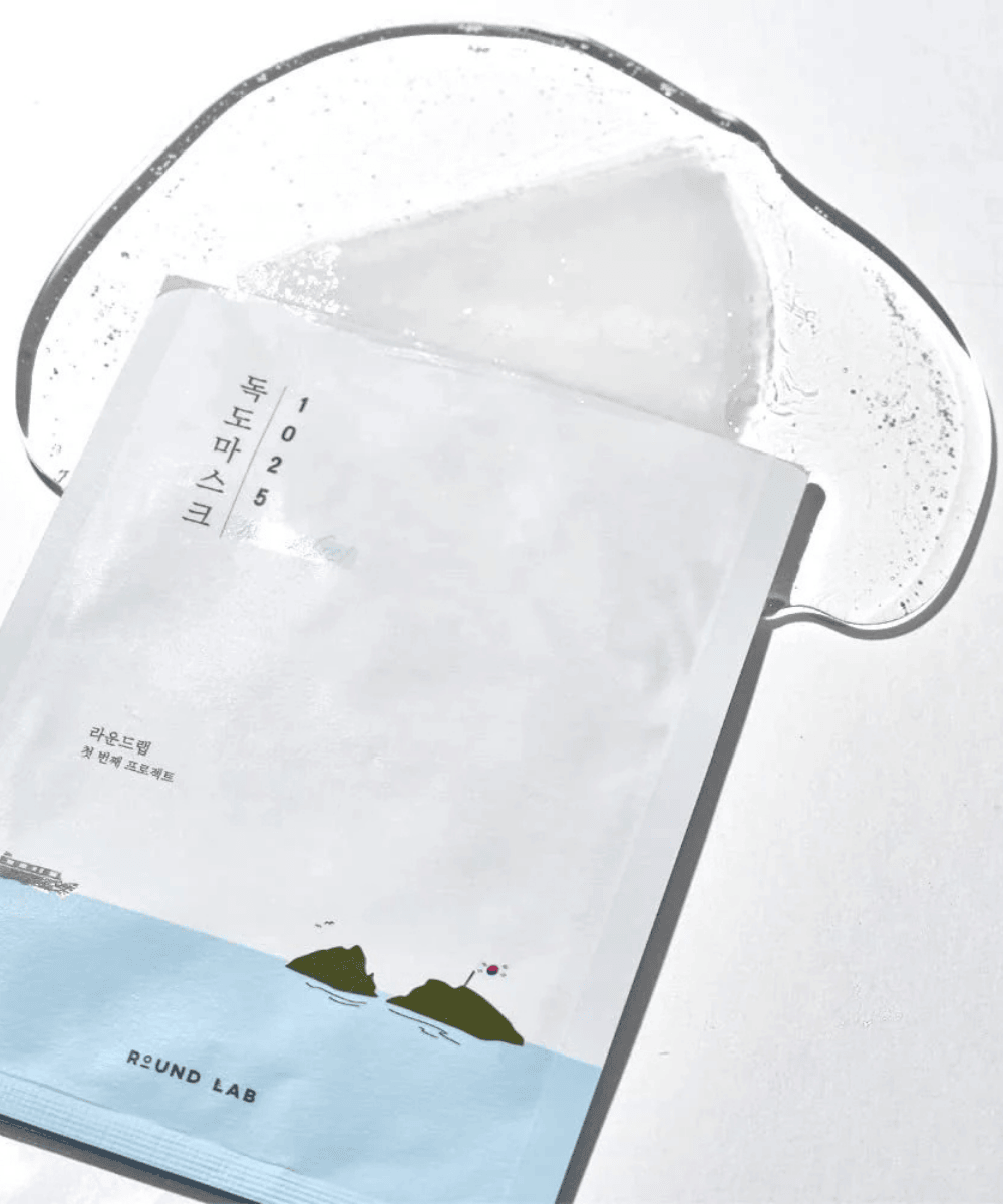 Round Lab 1025 Dokdo Hydrating Water Gel Mask Korean Skincare | VELVET GLOW