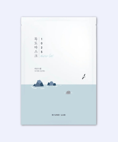 Round Lab 1025 Dokdo Hydrating Water Gel Mask Korean Skincare | VELVET GLOW