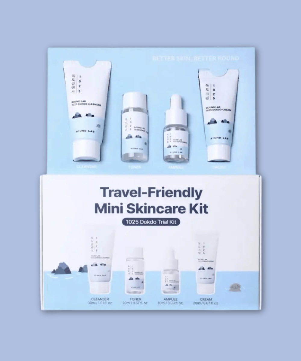 Round Lab 1025 Dokdo Trial Kit Korean Skincare | VELVET GLOW
