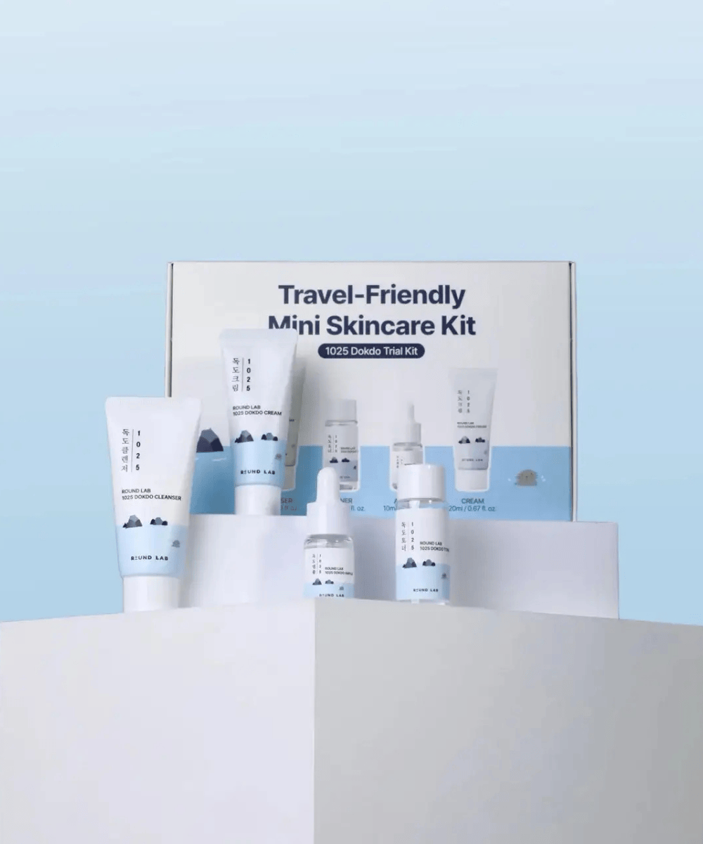 Round Lab 1025 Dokdo Trial Kit Korean Skincare | VELVET GLOW