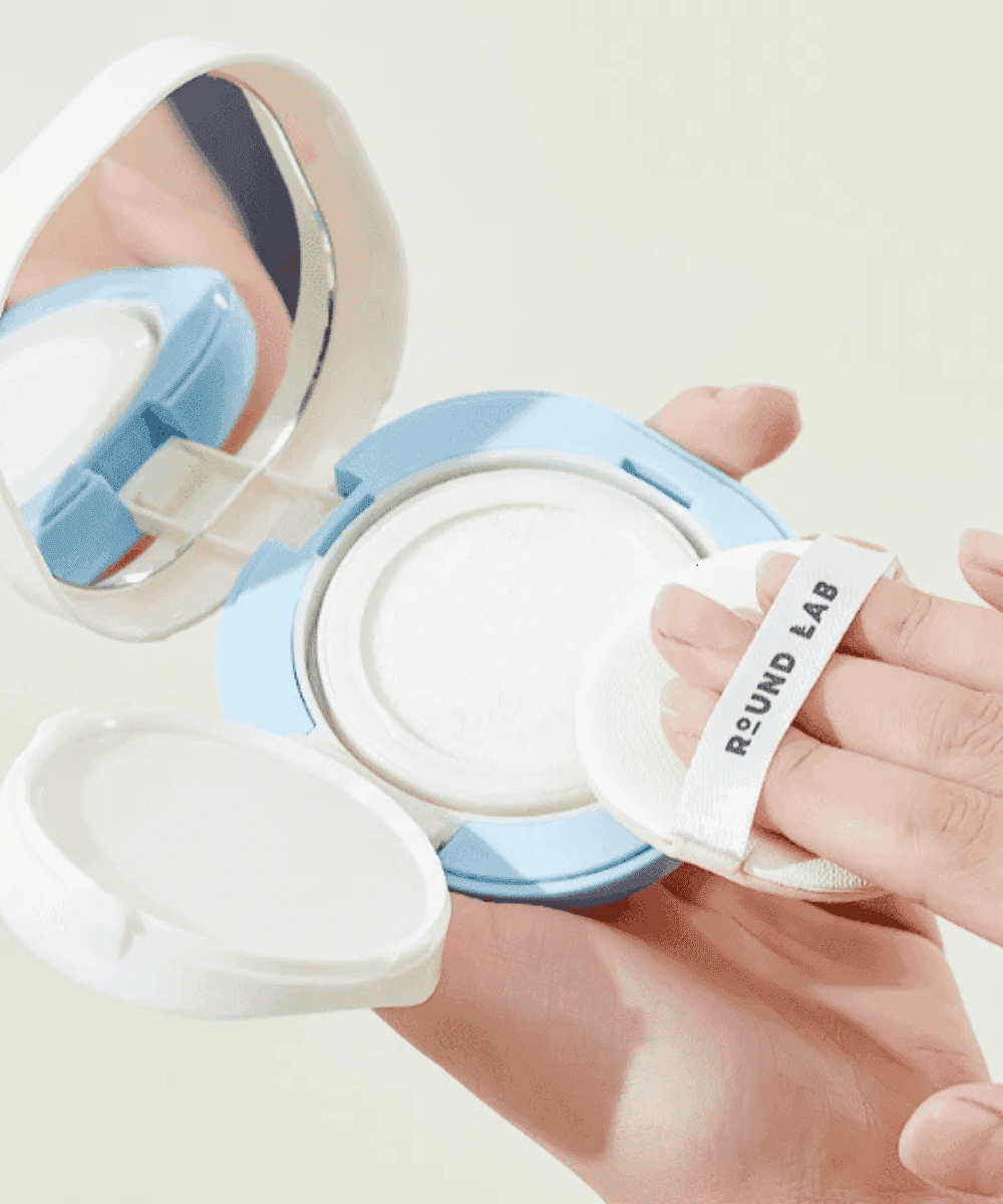 Round Lab Baby Mild Sun Cushion SPF 50+ PA++++ Korean Skincare | VELVET GLOW