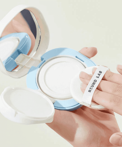 Round Lab Baby Mild Sun Cushion SPF 50+ PA++++ Korean Skincare | VELVET GLOW