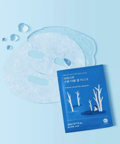 Round Lab Birch Juice Moisturizing Double Gel Mask Korean Skincare | VELVET GLOW