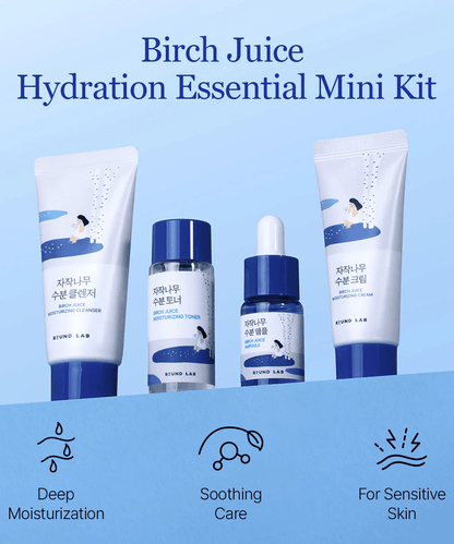 Round Lab Birch Juice Trial Kit Korean Skincare | VELVET GLOW