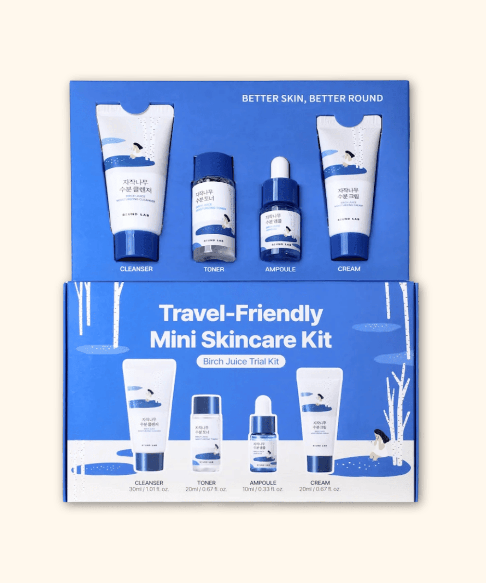 Round Lab Birch Juice Trial Kit Korean Skincare | VELVET GLOW