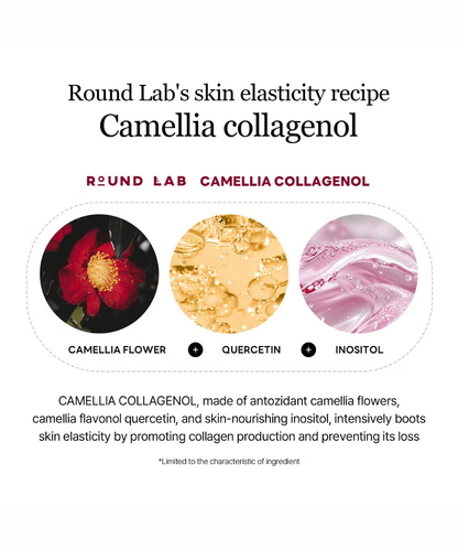 Round Lab Camellia Deep Collagen V Lifting Gel Mask Korean Skincare | VELVET GLOW