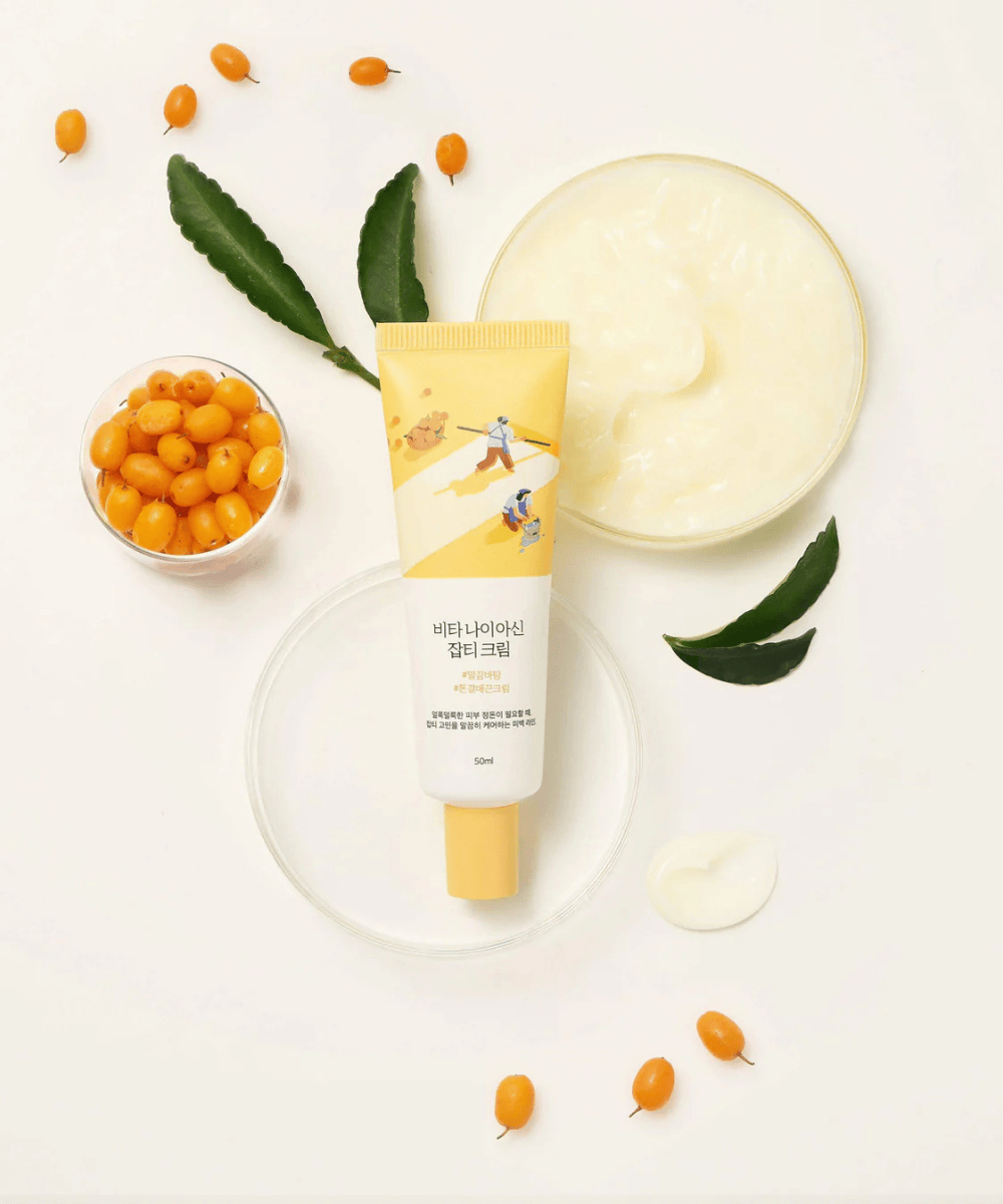 Round Lab Vita Niacinamide Dark Spot Cream Korean Skincare | VELVET GLOW