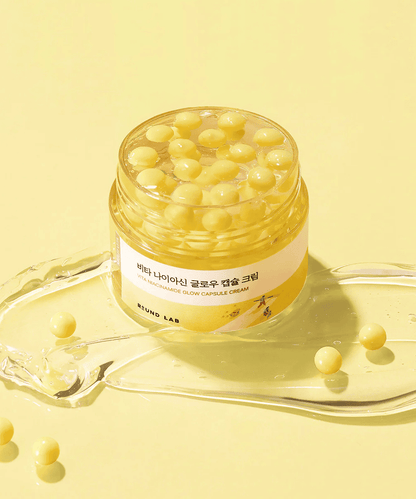 Round Lab Vita Niacinamide Glow Capsule Cream Korean Skincare | VELVET GLOW