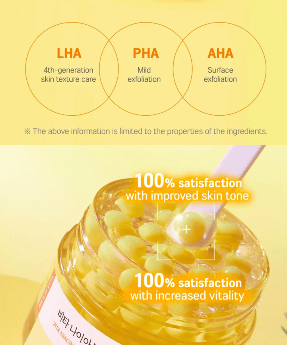Round Lab Vita Niacinamide Glow Capsule Cream Korean Skincare | VELVET GLOW