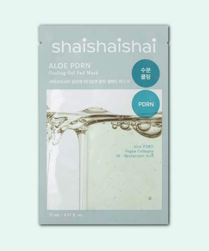 shaishaishai Aloe PDRN Cooling Gel Pad Mask Korean Skincare | VELVET GLOW
