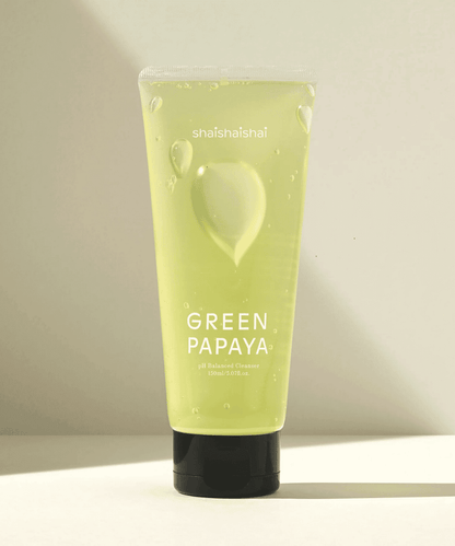 shaishaishai GREEN PAPAYA pH Balanced Cleanser Korean Skincare | VELVET GLOW