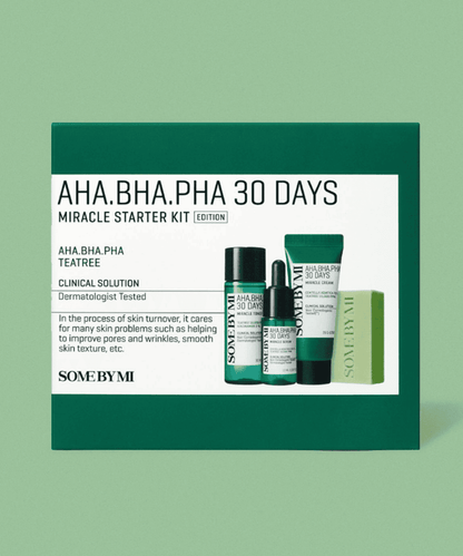 SOME BY MI AHA - BHA - PHA Miracle Starter Kit Korean Skincare | VELVET GLOW