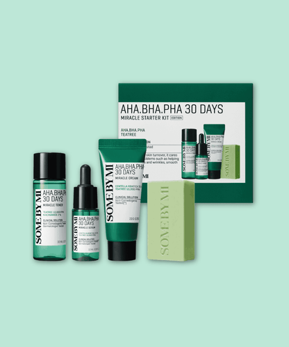 SOME BY MI AHA - BHA - PHA Miracle Starter Kit Korean Skincare | VELVET GLOW