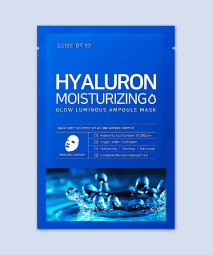 SOME BY MI Hyaluron Moisturizing Glow Luminous Ampoule Mask Korean Skincare | VELVET GLOW