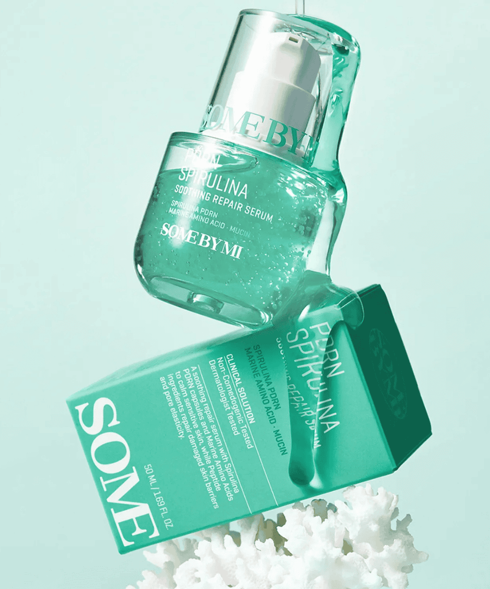 SOME BY MI PDRN Spirulina Soothing Repair Serum Korean Skincare | VELVET GLOW