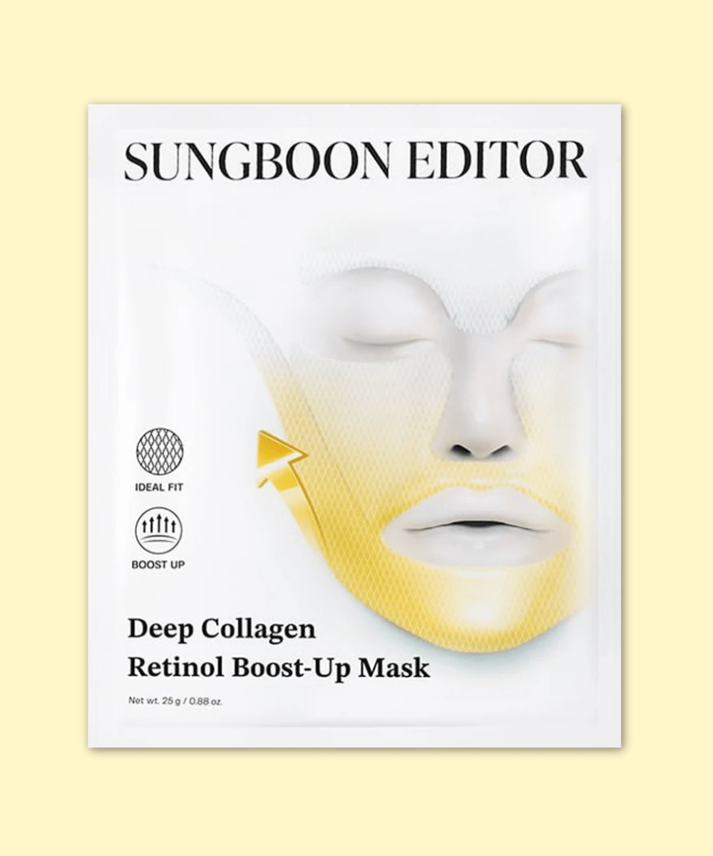 Sungboon Editor Deep Collagen Retinol Boost - Up Mask Korean Skincare | VELVET GLOW