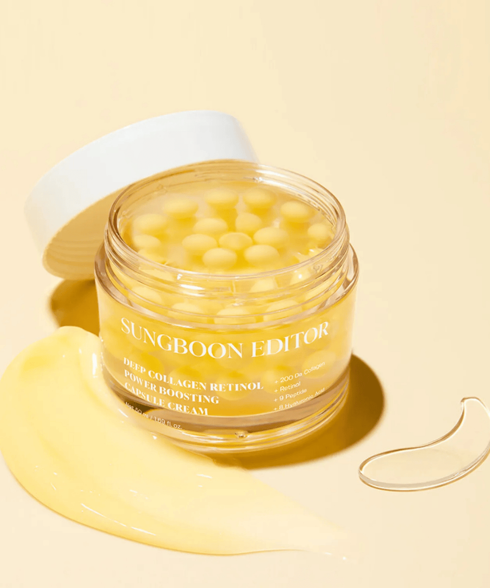 Sungboon Editor Deep Collagen Retinol Power Boosting Capsule Cream Korean Skincare | VELVET GLOW