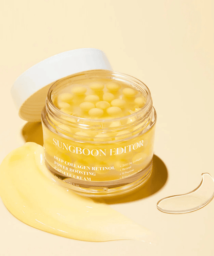 Sungboon Editor Deep Collagen Retinol Power Boosting Capsule Cream Korean Skincare | VELVET GLOW