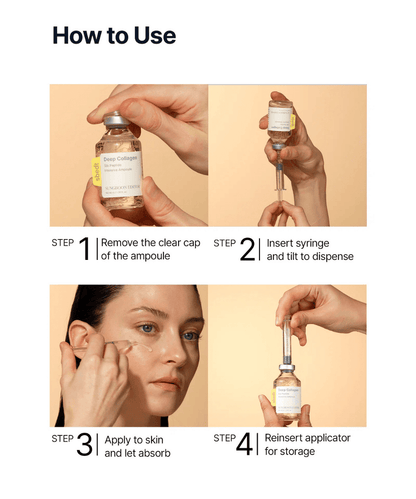 Sungboon Editor Deep Collagen Silk Peptide Intensive Ampoule Korean Skincare | VELVET GLOW