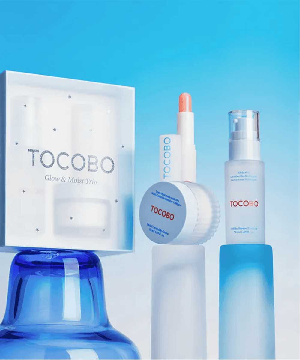 TOCOBO Glow &amp; Moist Trio Set Korean Skincare | VELVET GLOW