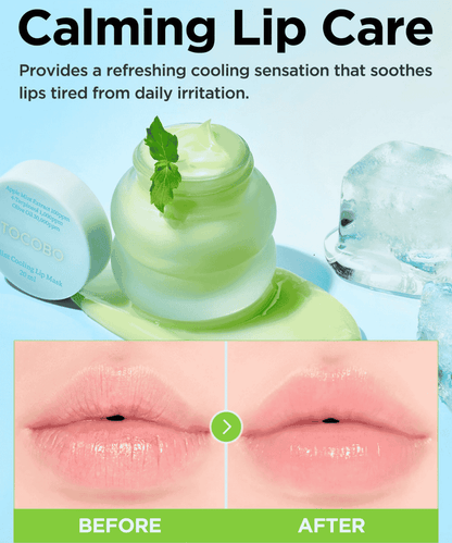 TOCOBO Lip Mask Mint Cooling Korean Skincare | VELVET GLOW