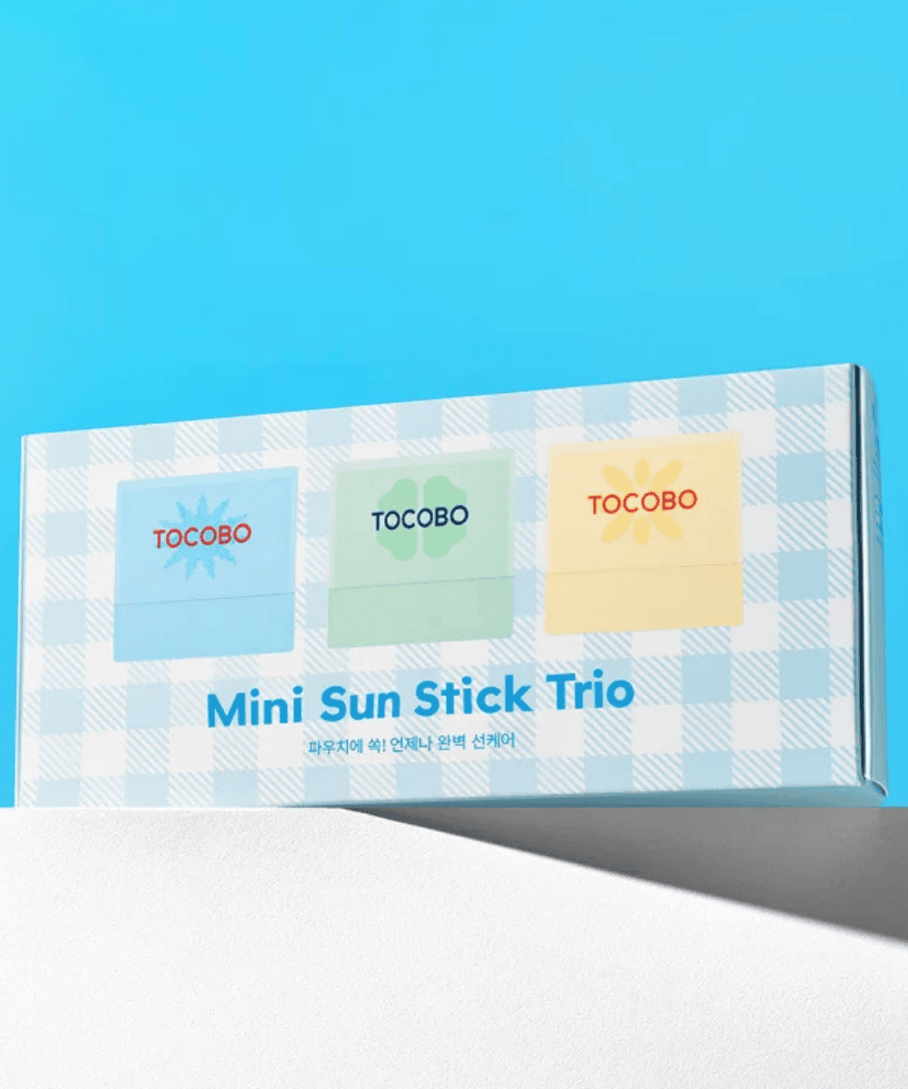 TOCOBO Mini Sun Stick Trio Korean Skincare | VELVET GLOW