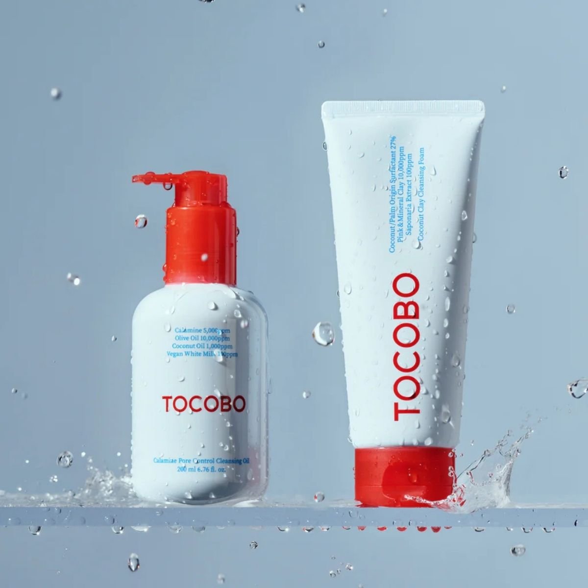 TOCOBO TOCOBO Double Cleanser Mini Duo (Öl 20 ml + Schaum 15 ml) Korean Skincare | VELVET GLOW