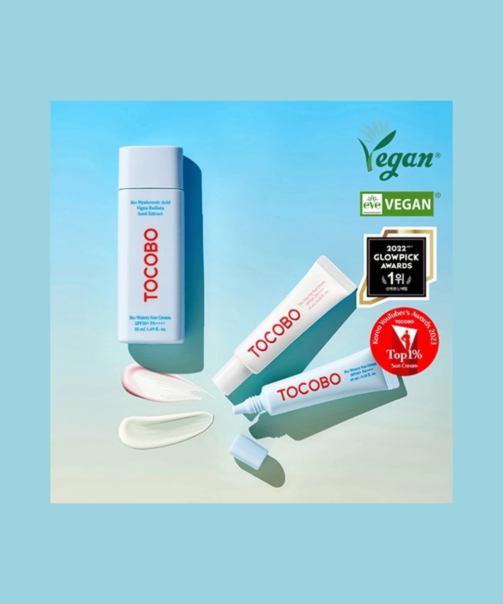 TOCOBO Waterful Suncare Sun Cream Set Korean Skincare | VELVET GLOW