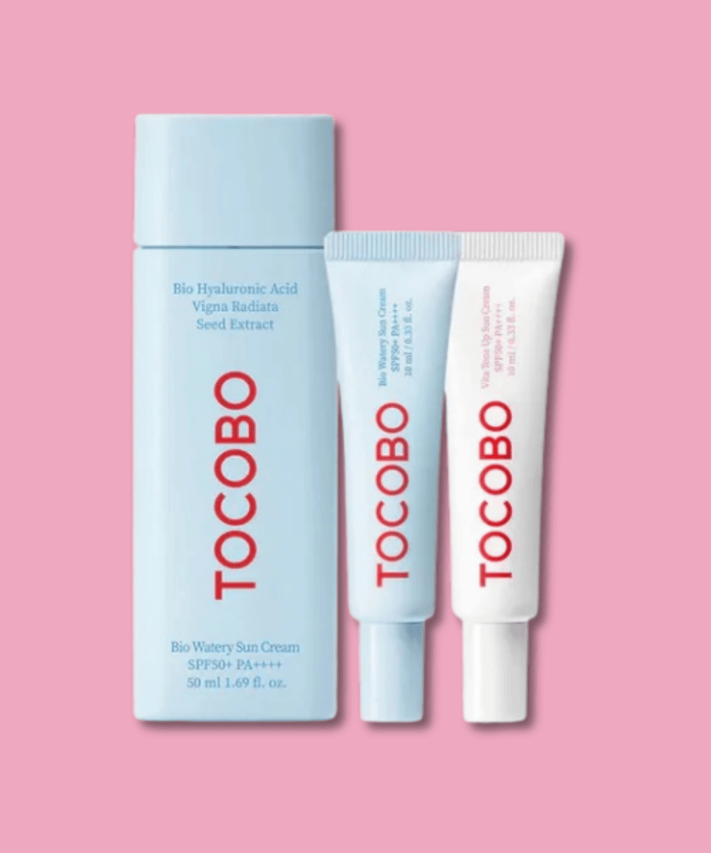 TOCOBO Waterful Suncare Sun Cream Set Korean Skincare | VELVET GLOW