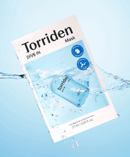 Torriden DIVE IN Mask Korean Skincare | VELVET GLOW