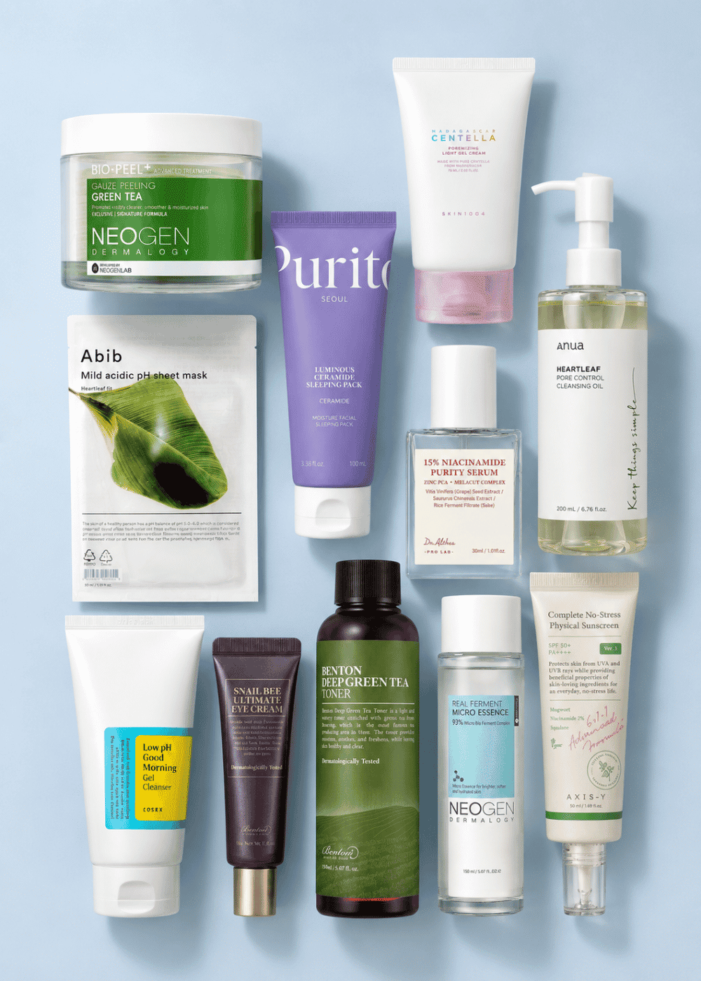 VELVET GLOW 10 - Step Korean Skincare Routine Set – Oily Skin Type Korean Skincare | VELVET GLOW