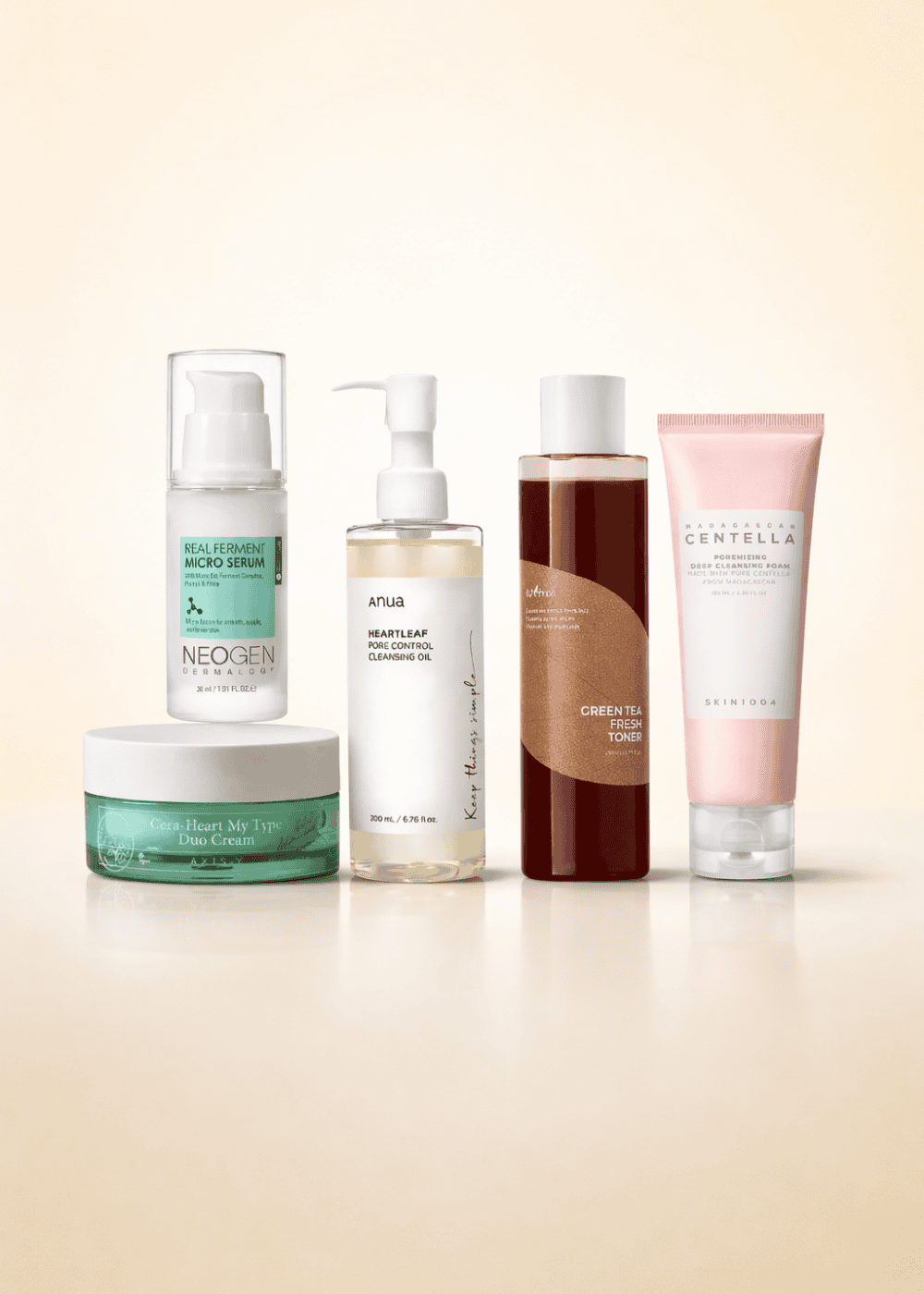VELVET GLOW 5 - Step Combination Skin Routine Korean Skincare | VELVET GLOW