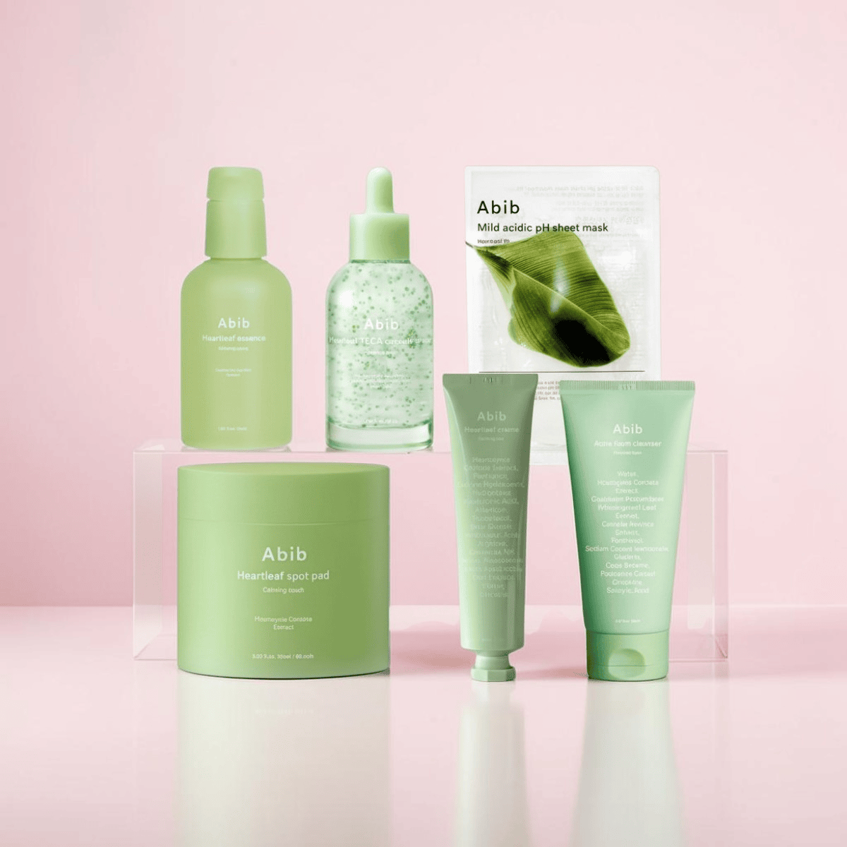 VELVET GLOW ABIB Heartleaf Calming Set Korean Skincare | VELVET GLOW