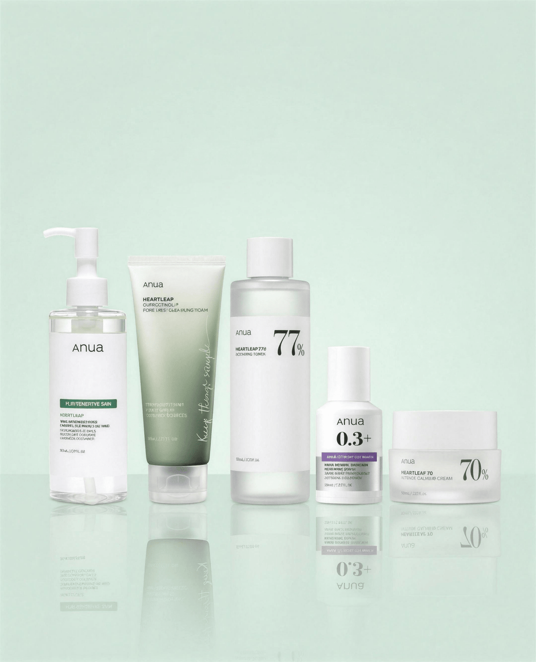 VELVET GLOW ANUA 5-Steps Essentials Bundle Korean Skincare | VELVET GLOW