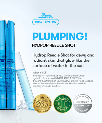 VT Cosmetics Hydrop reedle shot 100 Korean Skincare | VELVET GLOW