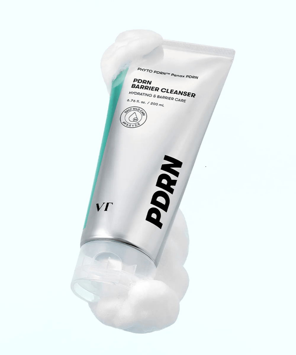 VT Cosmetics PDRN Barrier Cleanser Korean Skincare | VELVET GLOW